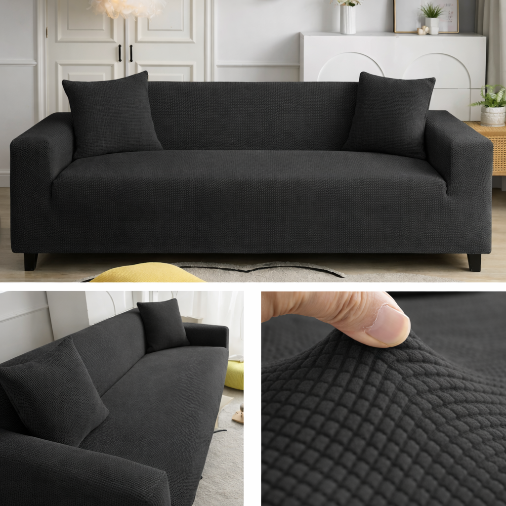 Capa Sofá Retrátil Semi Impermeável - Tecido Jacquard