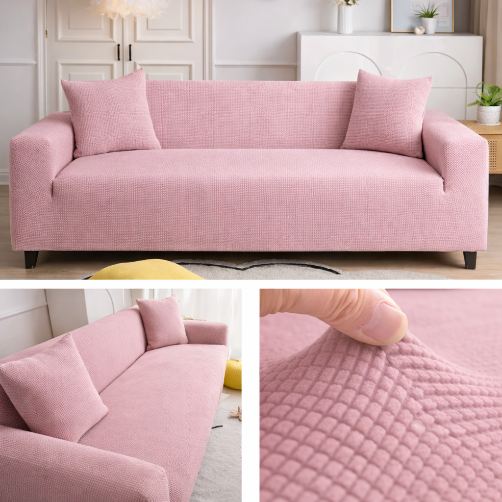 Capa Sofá Retrátil Semi Impermeável - Tecido Jacquard