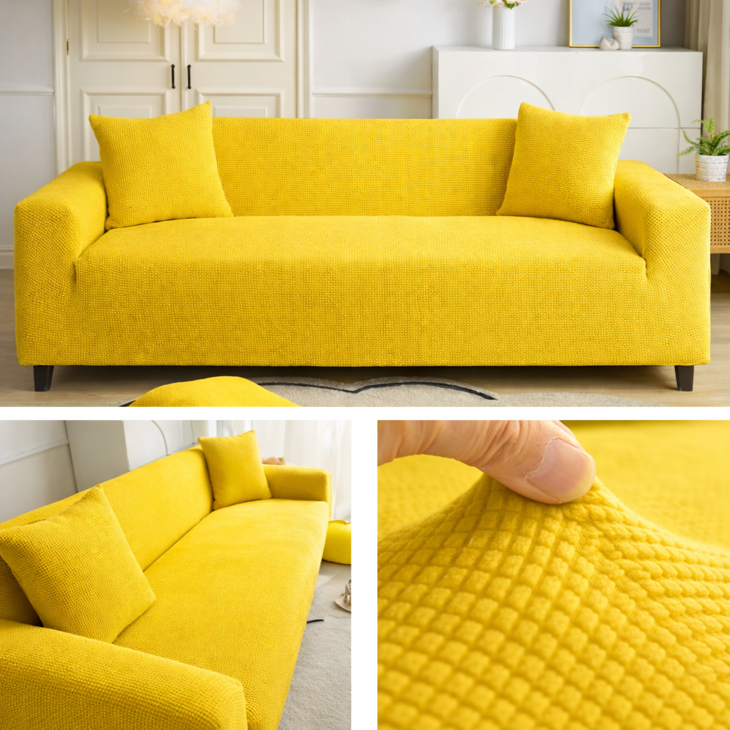 Capa Sofá Retrátil Semi Impermeável - Tecido Jacquard