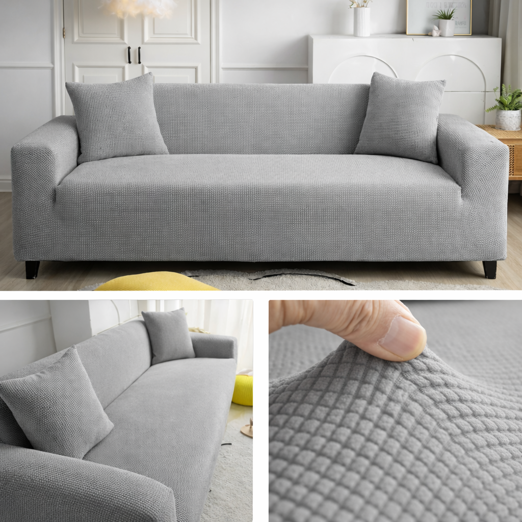 Capa Sofá Retrátil Semi Impermeável - Tecido Jacquard