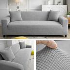 Capa Sofá Retrátil Semi Impermeável - Tecido Jacquard