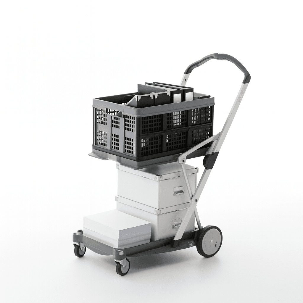 Carrinho de Compras Dobrável e Portátil
