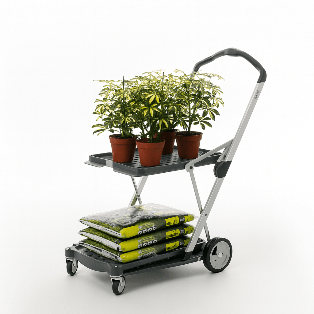 Carrinho de Compras Dobrável e Portátil