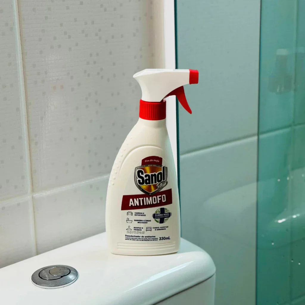 Anti-Mofo Elimine Fungos e Odores com Eficiência (Luva+Pano)